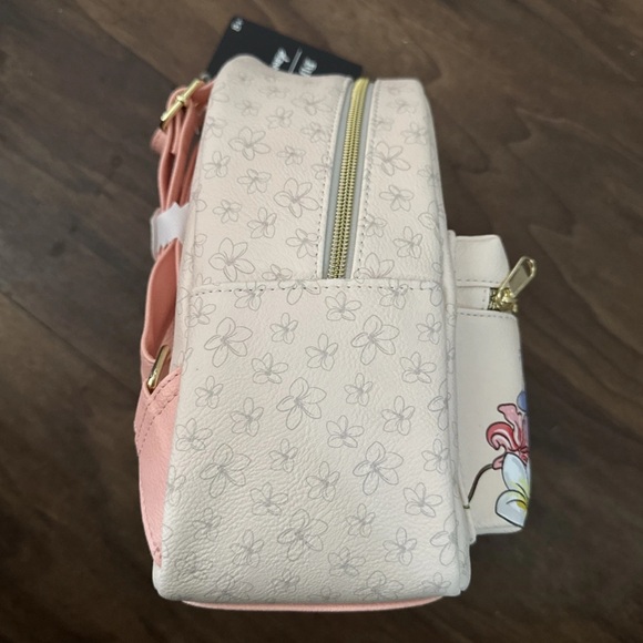 Loungefly Disney Stitch Tropical Flowers Mini Backpack - Picture 4 of 6
